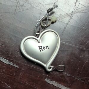 GANZ Silver Heart Brooch